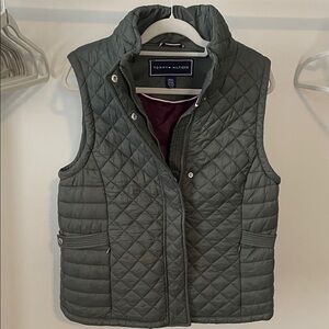Tommy Hilfiger Dark Green Quilted Vest